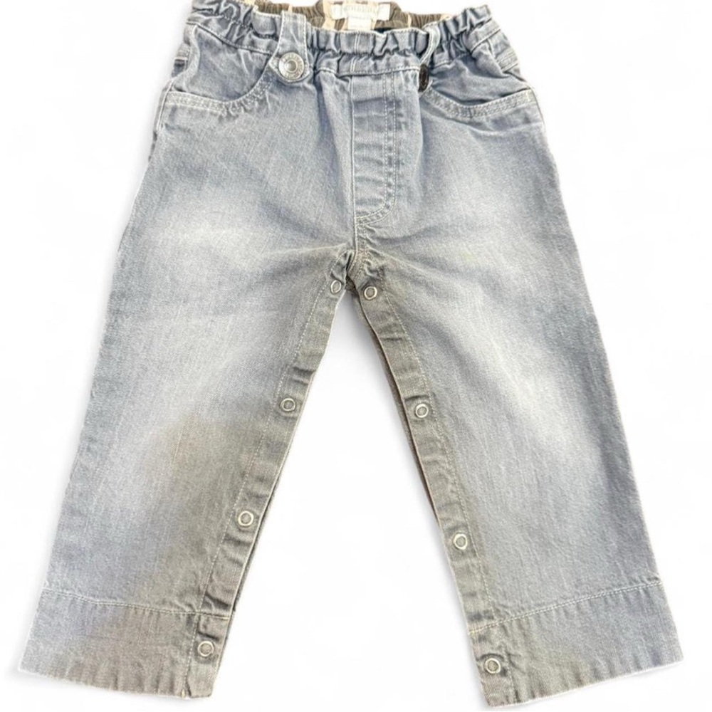 Burberry Kids Light Gray Jeans